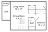The Bluffs at Evergreen_One Bedroom Floorplan
